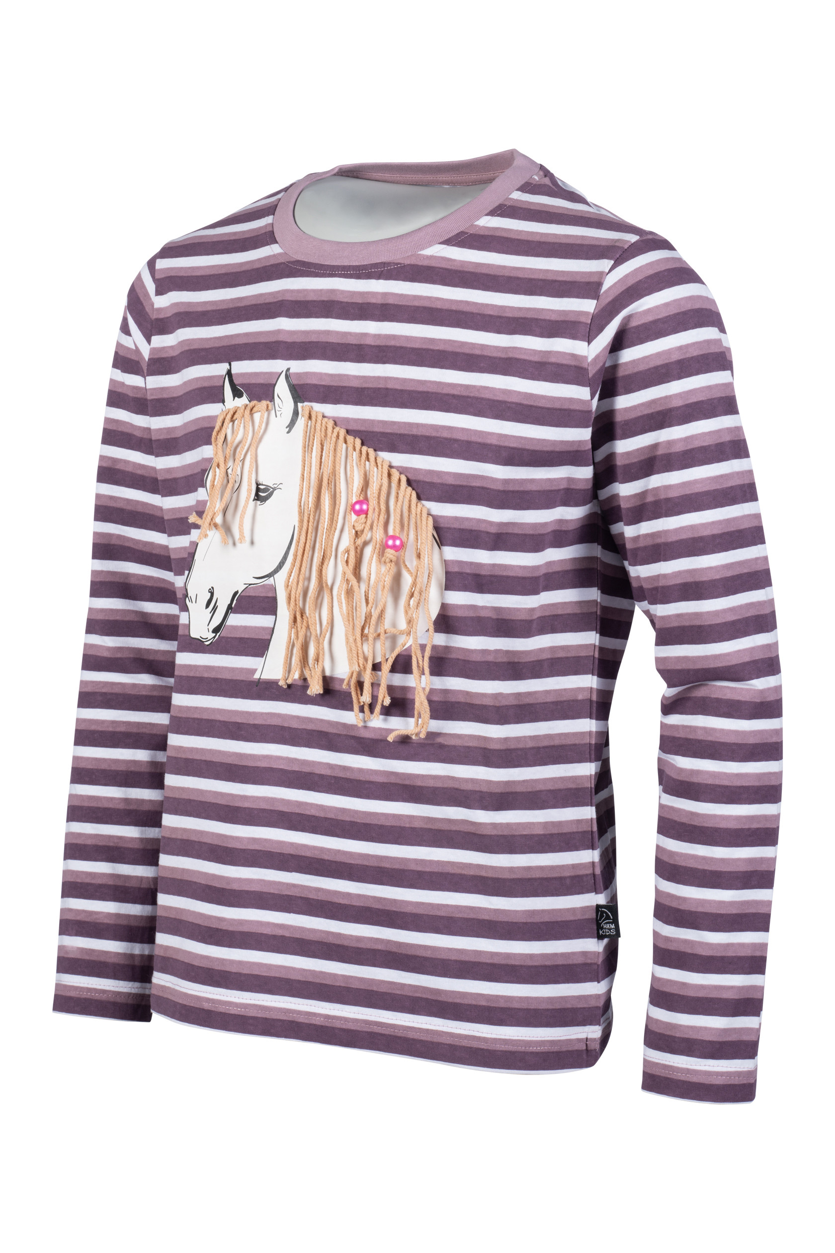 Lange mouwen polo Alva HKM Lila Blauw