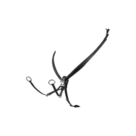 Borsttuig hindernis in leer Equestro