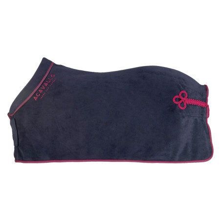 Fleece boxdeken met gewatteerde kraag 800g Acavallo