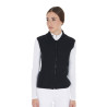 Getailleerd vest van technische stof dames Equestro - Zwart