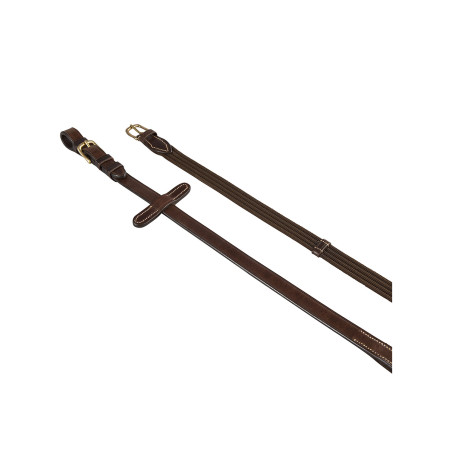 Stoffen teugels met messing gespen model Lionel Equestro