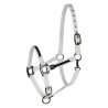 Nylon halster met touw Elegance Equestro - Wit
