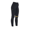 Strakke legging van stretch technisch materiaal dames Kao Light Equestro - Zwart / geel