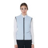 Getailleerd vest van technische stof dames Equestro - Lichtblauw
