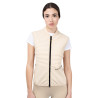 Getailleerd vest van technische stof dames Equestro - Beige