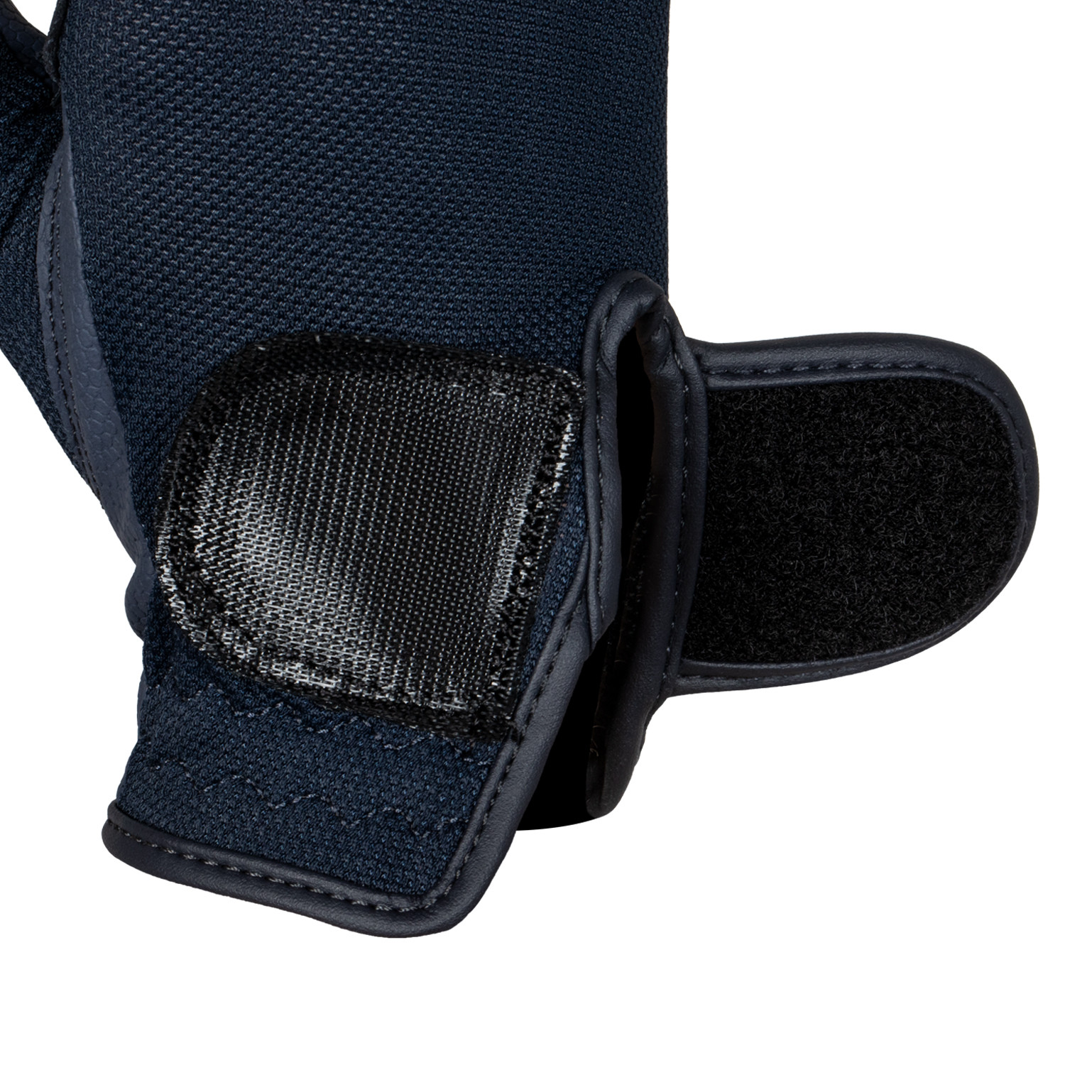 Unisex handschoenen van technisch materiaal en mesh Equestro Marine Marineblauw