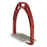 Aluminium stijgbeugels Arco Evolution Alupro Acavallo - Rood