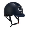 Eclipse-helm met strass Equestro - Marine / zilver