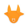 Vliegenmuts van technische stof met GP Equestro-logo - Oranje / wit