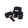 Ademende pony-polo bandages Trim per 4 Equestro - Marine / rood