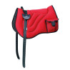 Barebackpad met zak Umbria Equitazione - Rood