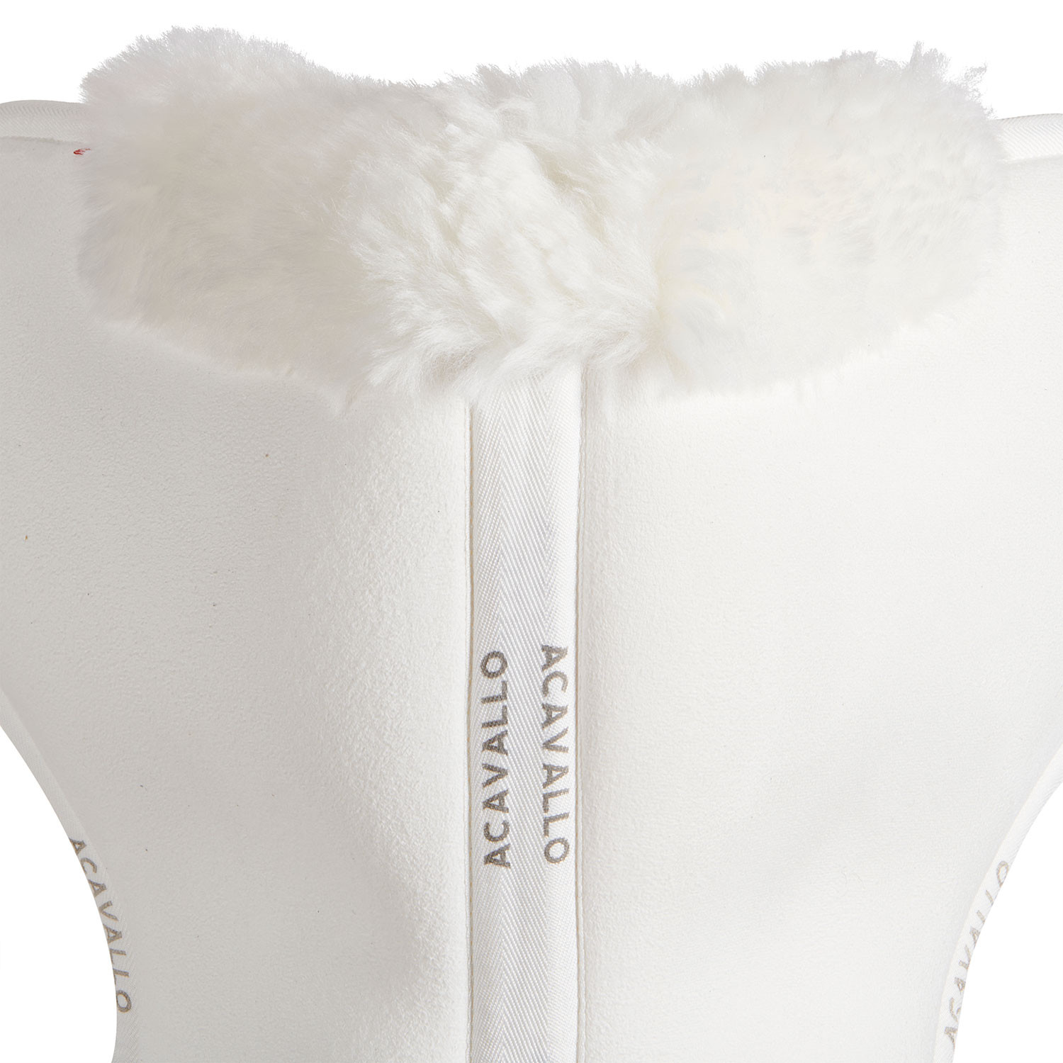 Schokdemper met traagschuim Acavallo Close Contact schapenvacht Wit / wit Schokdemper met traagschuim Acavallo Close Contact schapenvacht Wit / wit