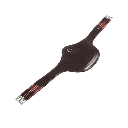 Singel met buikflap springen in leer Desiree Equestro