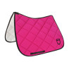 Technische stoffen dressuurdeken met GP Equestro-logo - Fuchsia / zwart