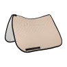 Lycra dressuurpad met gelgrip en bamboevezel aan de onderzijde Acavallo - Zand / zwart