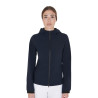 Aangesloten softshell damesjas met verborgen zakken Equestro - Marine