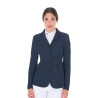 Wedstrijdjas dames geperforeerd 4 knopen Equestro - Marineblazer