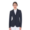 Wedstrijdjas met 3 knopen dames Elegance Equestro - Marineblazer