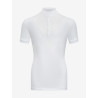 Wedstrijdpolo Eva LeMieux Young Rider met korte mouwen - Oud model wit