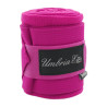 Fleece en Elastische Werkbandages per 4 Umbria Equitazione - Fuchsia