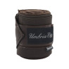 Fleece en Elastische Werkbandages per 4 Umbria Equitazione - Donkerbruin