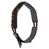 Lange Trainingssingel van Nylon en Neopreen Full Umbria Equitazione - Donkerbruin