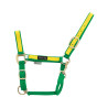 Nylon halster met Gekleurde Delen Umbria Equitazione - Groen / geel