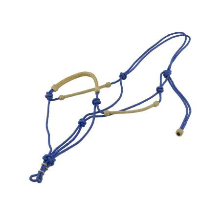 Ethologisch halster Geknoopt met Rawhide Pool's