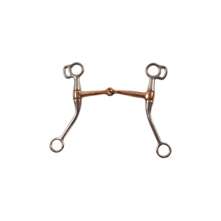 Mors Western van Roestvrij Staal met Koperen Mondstuk en Lange Scharen Pool's