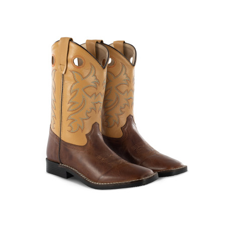 Kinder Westernlaarzen Model Square Brown/Cognac Pool's