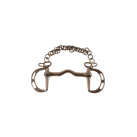 Mors Uxeter in roestvrij staal niet-gearticuleerd Umbria Equitazione