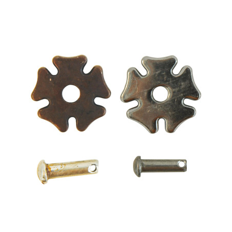 Set wieltjes voor sporen met klinknagels 303 Pool's