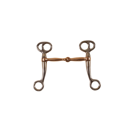 IJzer en koper bit met korte scharen Pool's