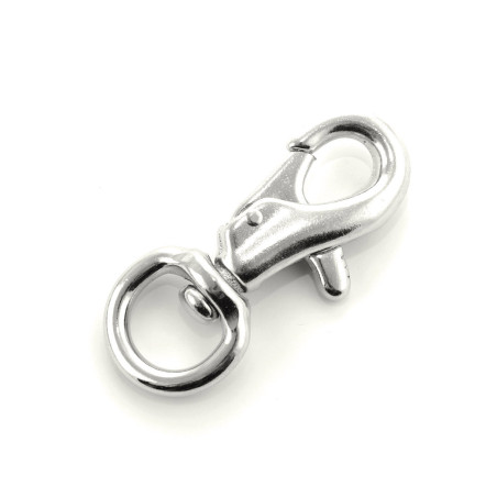 Musketonhaak met ronde draaioog Umbria Equitazione