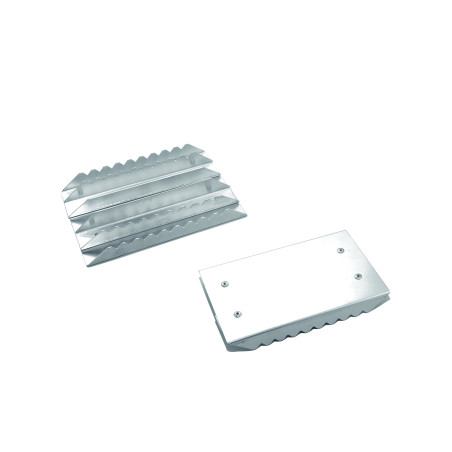 Rechthoekige roskam van aluminium Umbria Equitazione