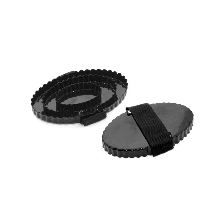 Ovale metalen rosborstel Umbria Equitazione