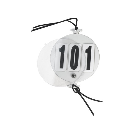 Nummerschilder 3 cijfers met elastische bevestigingen Umbria Equitazione