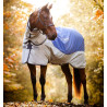 Buitendeken Horseware Rambo® Autumn Series met disc-sluiting buitenkant 0g met voering 100g - Marine / grijs