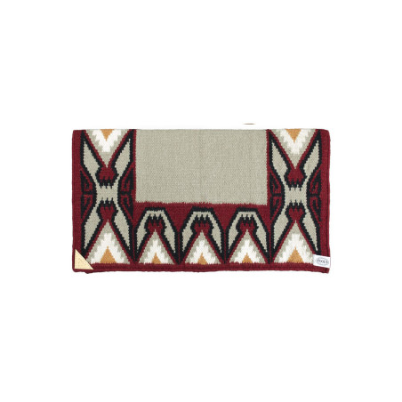 Presentatiemat Pool's van wol 38x34 volledig handgemaakt