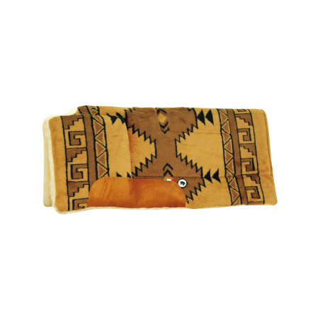 Western zadeldek van fleece met geïntegreerde vulling Burioni