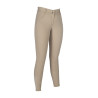 Broek HKM Ari middelhoge taille volledig siliconen zitvlak - Beige