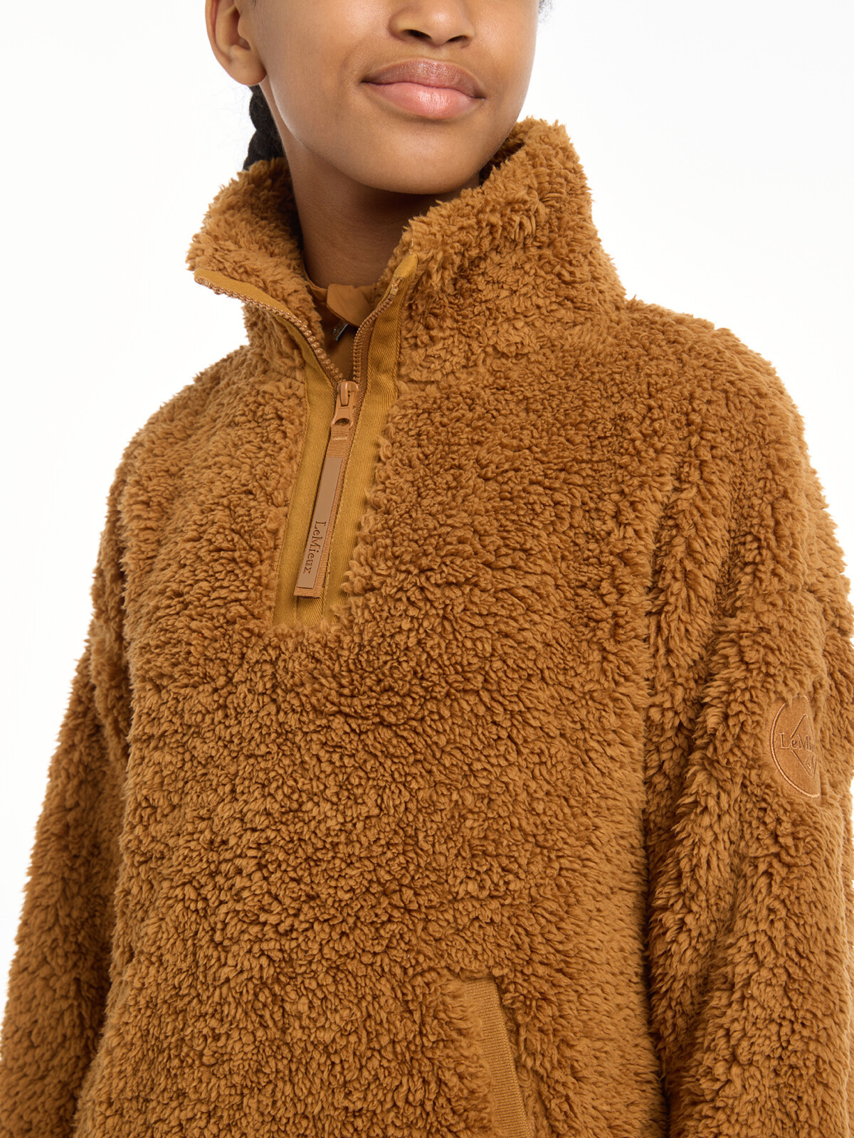 Polaire Teddy Tia LeMieux Young Rider As Marineblauw