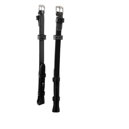 Bedrag Montar contrasterend gelooid leer Franse haak