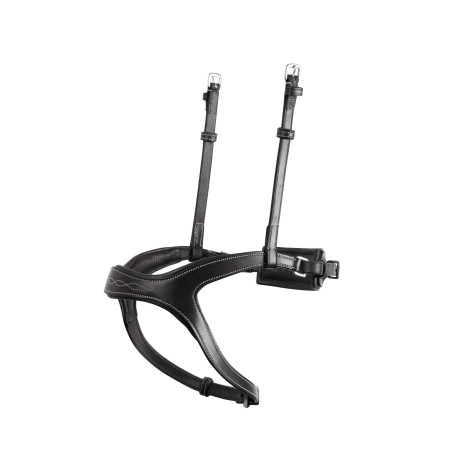 Gecombineerde neusriem Montar aangepast gelooid leer