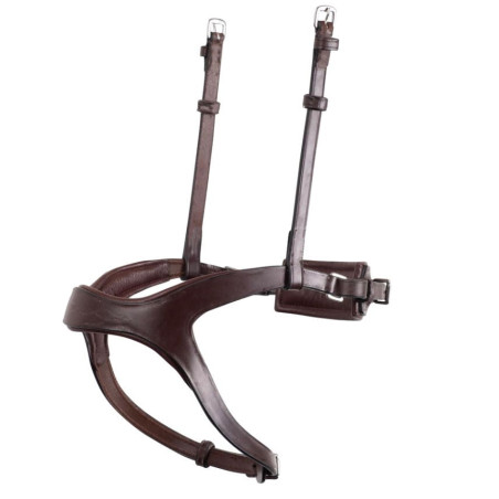 Gecombineerde neusriem Montar Monarch leer gelooid