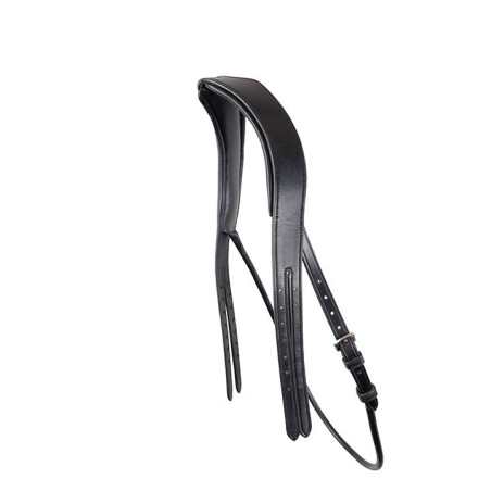 Anatomisch hoofdstel rond genaaid leer