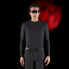 Base Layer heren met lange mouwen Equestro Ridertechnology - Zwart
