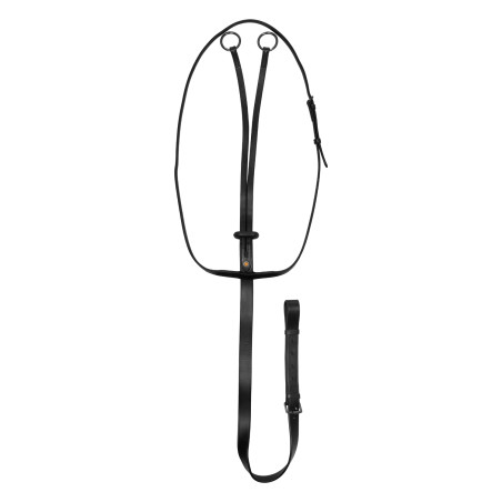 Martingaalhalsband van leer Equestro