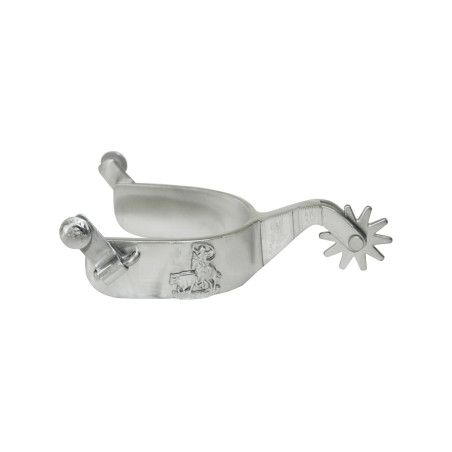 Metalen glanzende sporen Pool's model Calf Roper