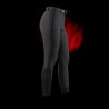 Slim fit damesbroek Equestro Ridertechnology met thermogesealde naden - Zwart